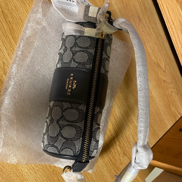 Nolita Barrel Bag In Signature Jacquard - Picture 7 of 7